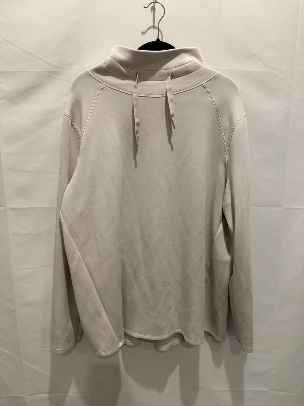 SPANX airessentials got-ya-covered Beige Funnel Neck Pullover.size 2X.cozy,casul